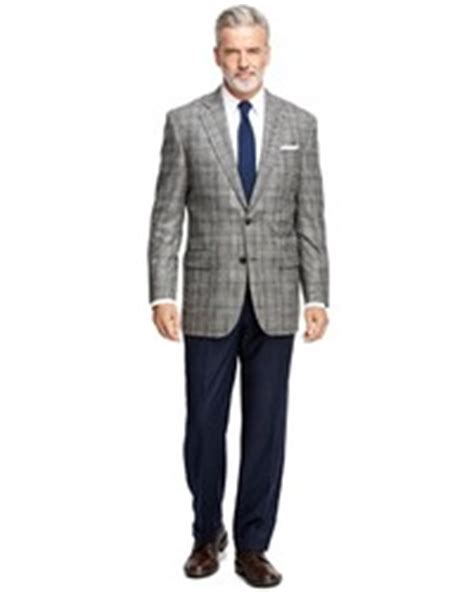 Brooks Brothers Madison Fit Saxxon Wool Plaid With Deco Sport Coat