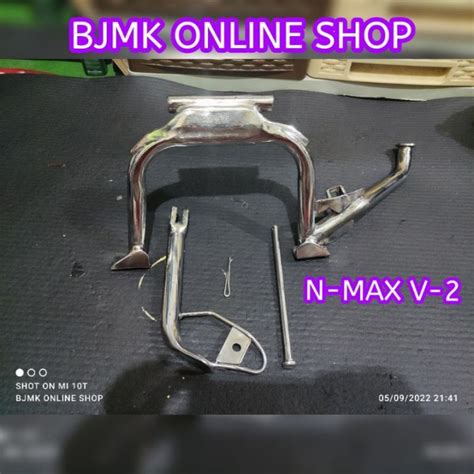 Stainless Center Stand Side Stand With Ehe Shafting Nmax V Lazada Ph