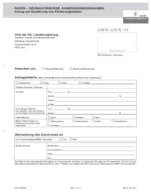 Fillable Online Land Oberoesterreich Gv Anforderung Von