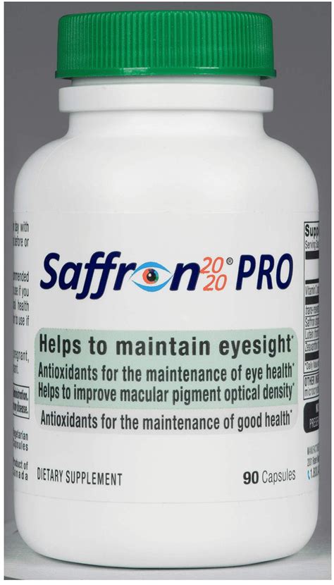 Persavita Saffron 2020 Pro Eye Health Supplement Vision Supplement