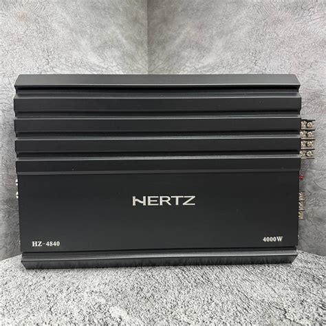 Усилитель автомобильный 4-х канальный "Hertz XZ-4840" (4000 Вт ...