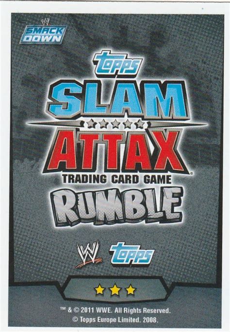 2011 Topps Slam Attax WWE Rumble 99 Daniel Bryan Trading Card Database