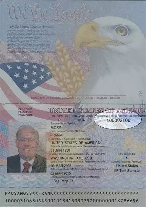 Where Is My Passport Book Number Scannable Passports Maker Passports