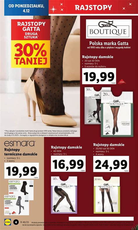 Lidl Katalog Rajstopy Gatta Rajstopy Esmara Termiczne