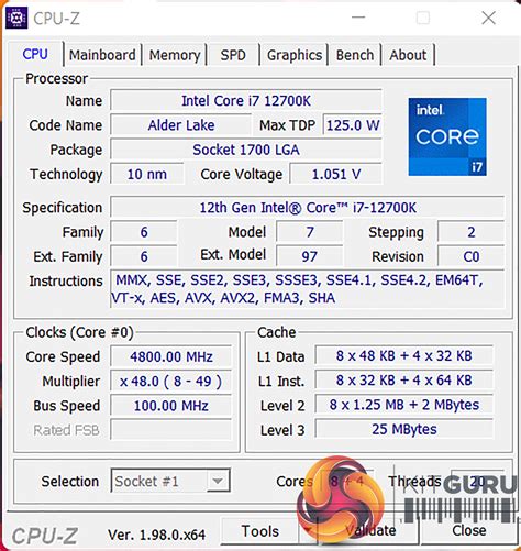 Intel Core I7 12700K Review KitGuru