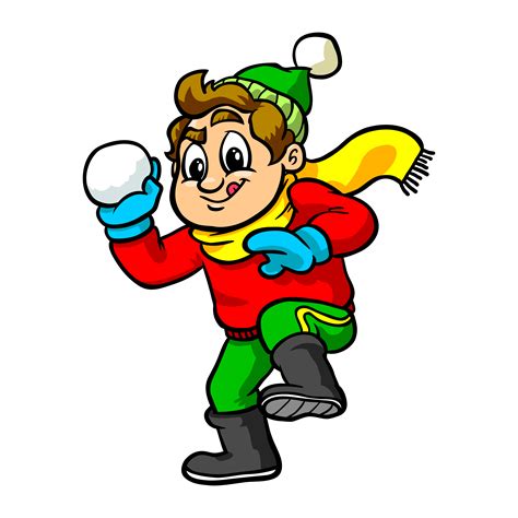 Snowball Fight Vector Art, Icons, and Graphics for Free Download