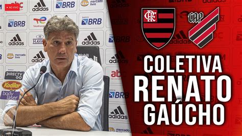 Coletiva Renato Gaúcho Flamengo 0x3 Athletico Copa do Brasil AO VIVO