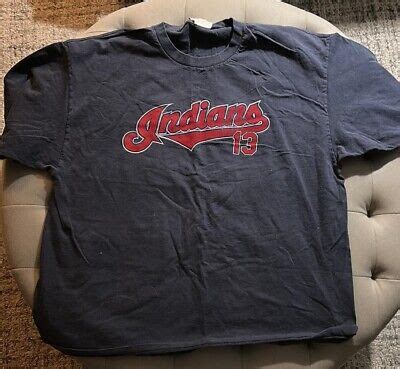 Vintage Omar Vizquel Cleveland Indians Jersey T Shirt Men S X Ebay