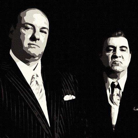 Pin By Pinner On Tv Posters Fan Art Tony Soprano Art Sopranos Art