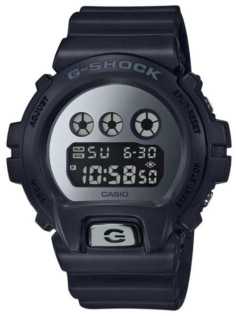 G Shock Dw6900mma Watch Black Metallic Mirror