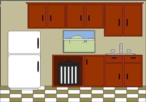 Kitchen Cartoon Drawing at PaintingValley.com | Explore collection of Kitchen Cartoon Drawing