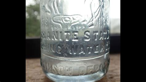 Granite State Spring Water Co Atkinson Depot NH Antique Bottle