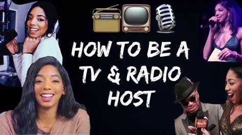 How To Be A Radio And Tv Host 7 Tv Tips Britt Waters Youtube