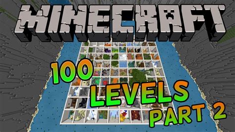 Minecraft Parkour Paradise 100 Levels Part 2 Youtube