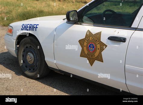 Sheriffs Patrol Car Lake County Colorado Usa Stock Photo Alamy