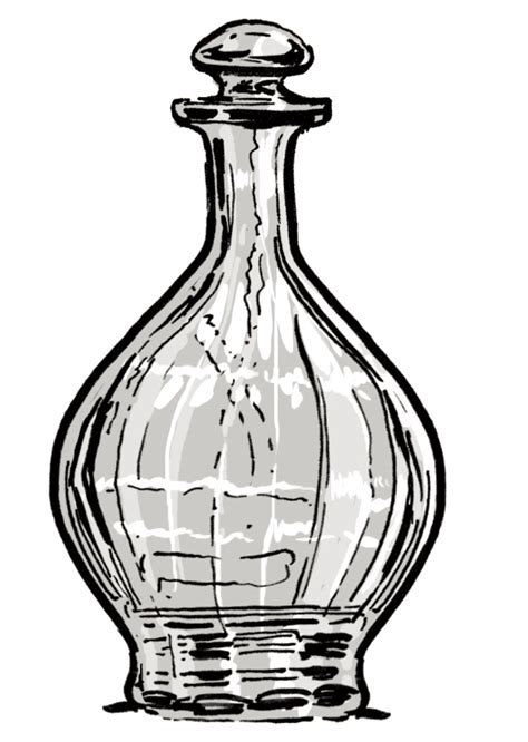 Glass Bottle Drawing