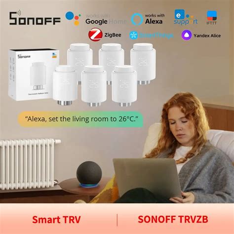 Sonoff V Lvula De Radiador Termost Tica Zigbee Trv Zb De Temperatura