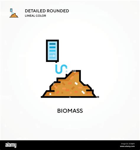 Biomass Vector Icon Modern Vector Illustration Concepts Easy To Edit And Customize Stock