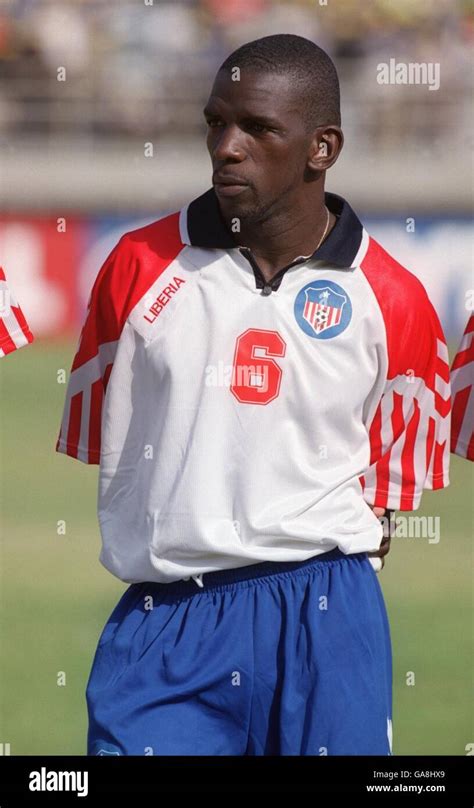 Soccer African Nations Cup Mali 2002 Group Mali Liberia Hi Res Stock