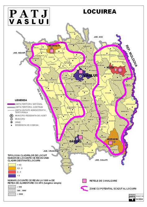Judetul Vaslui Harta Calitatii Locuirii Harti Wansait