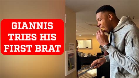 Giannis Antetokounmpo Tries His First German Sausage Marca Tv English