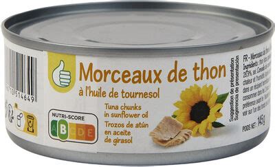 Morceaux De Thon L Huile De Tournesol Pouce Kg