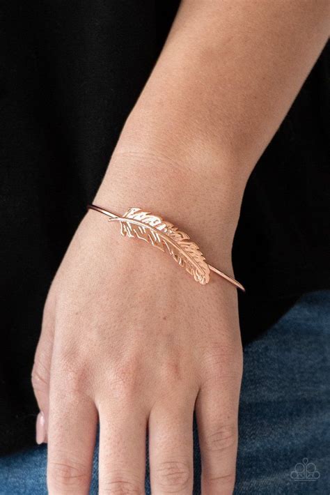 Paparazzi Feather Cuff Bracelet Copper Cuff Bracelet Copper Bracelet