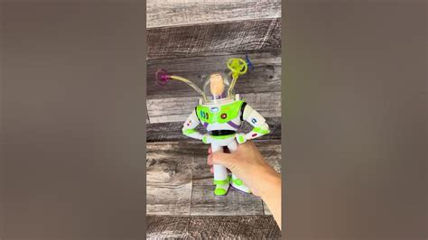 Disney Store Toy Story Buzz Lightyear 8 Figure Spinning Chaser Lights