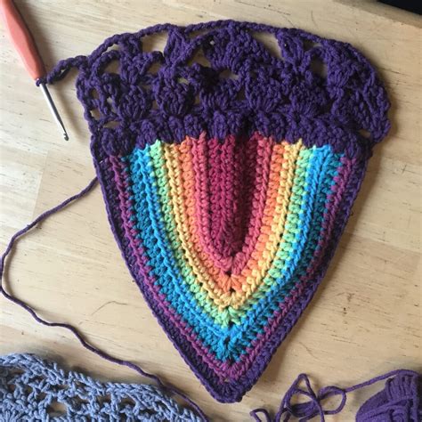 Rainbow Crochet Bikini Top Free Crochet Bikini Top Pattern Tutorial For Beginners Stardust