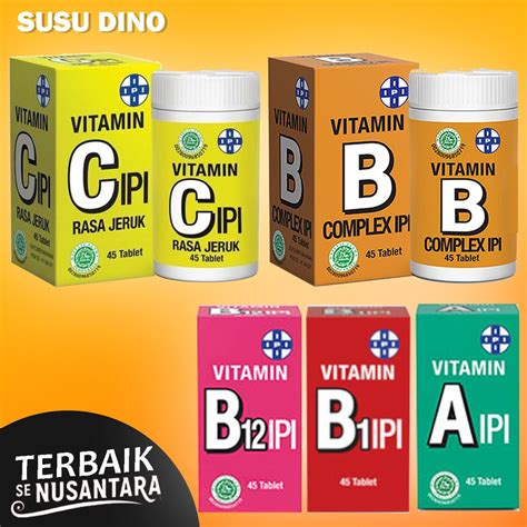 Jual Ipi Vit C B Complex B B Vit A Multivitamin Daya Tahan