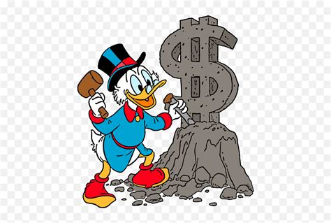 Ducktales Clip Art Disney Galore Scrooge Mcduck Dollar Sign Png