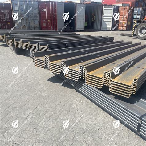 China Manufacturer Supply Fsp II III Sheet Pile Hot Rolled U Steel