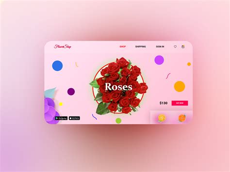 Flower Shop Product Page By Ajay Kashyap On Dribbble
