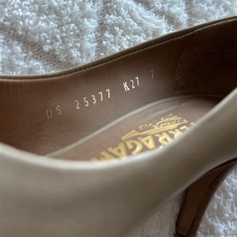 Salvatore Ferragamo Nude Pumps Size 7 Vintage Depop