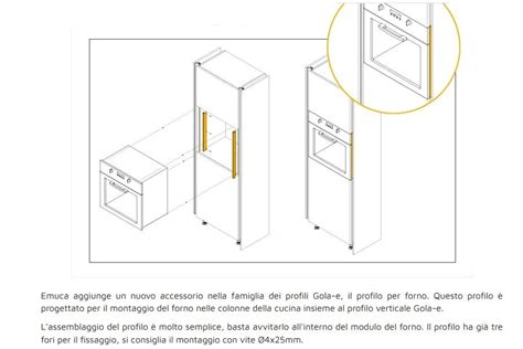 GOLA Profile For Fixing Built In Oven