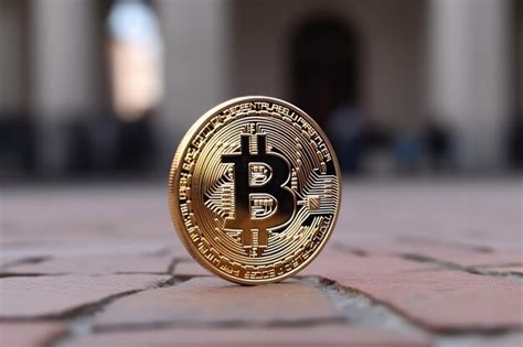 Premium Ai Image Closeup Of A Bitcoin In A Unique Setting