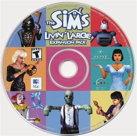 The Sims: Livin' Large (2000) box cover art - MobyGames