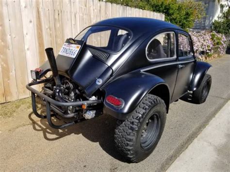 Volkswagen Vw California Baja Bug Runs Great Hot Rod Satin Black