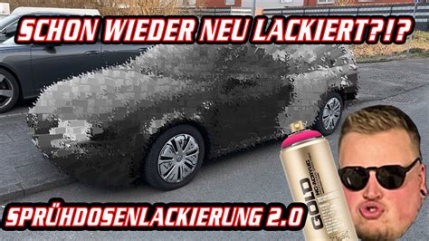 Schon Wieder Neues Design Lackieren Mit Montana Gold Spr Hdose Vw