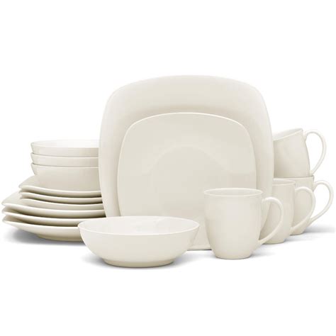 Noritake Colorwave Naked 16 Piece Square Dinnerware Set Service For 4