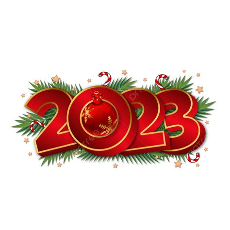 2023 New Year Christmas Style 2023 Christmas 2023 2023 Text Png And