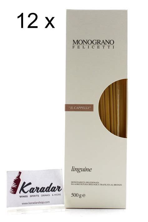 Organic Linguine Il Cappelli X G Monograno Felicetti Past