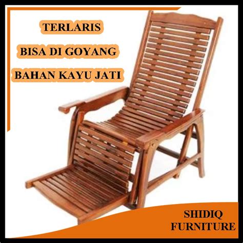 Jual Kursi Santai Minimalis Kursi Santai Kayu Jati Kursi Malas Kayu