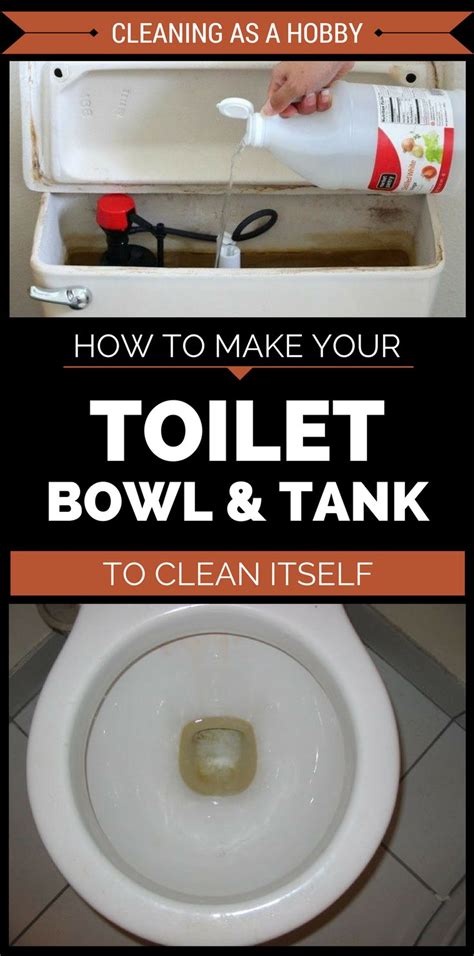 How To Make Your Toilet Bowl And Tank To Clean Itself Getcleaningtips