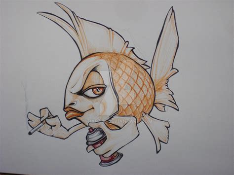 Gangsta Smoking Fish By Tixrain On Deviantart