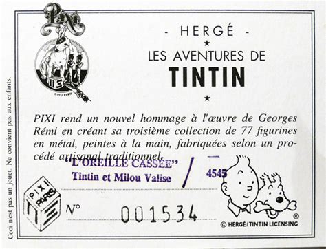 Pixi Herg Tintin S Rie N L Oreille Cassee Tintin Et Milou Valise