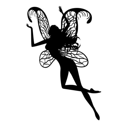 Pixie Silhouette Vector Art Stock Images Depositphotos