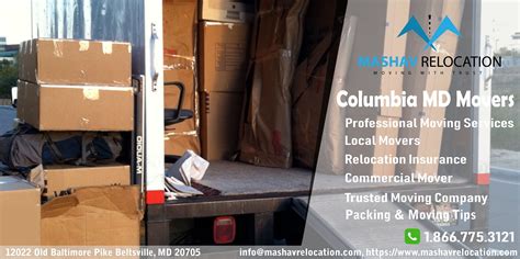 Columbia MD Movers | Moving company, Movers, Local movers