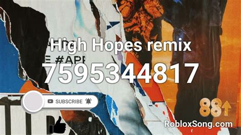 High Hopes Remix Roblox Id Litplayz Radio Codes Youtube