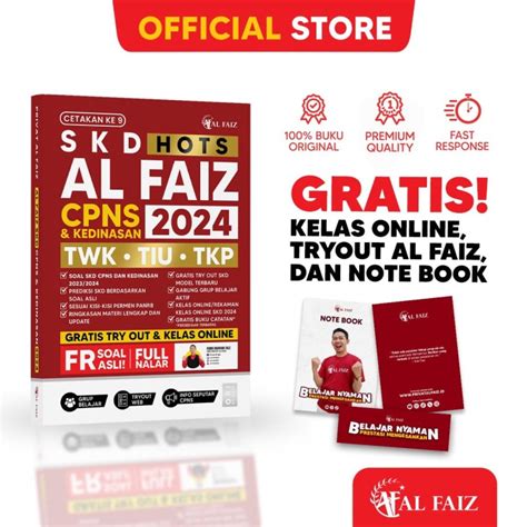 Promo Buku Skd Al Faiz Cpns Dan Kedinasan Kota Metro Privat